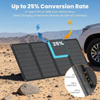 N-Type 16BB 50W Portable Solar Panels, Foldable Solar Panel Charger IP68 - Image 4
