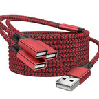 3.3FT USB Splitter 3 in 1 Out, A Male to 3 Female Extension Cable, USB Y by Unknown