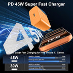 45W USB C Super Fast Charger Type C Charger Fast Charging Android Phone Charger - Image 2