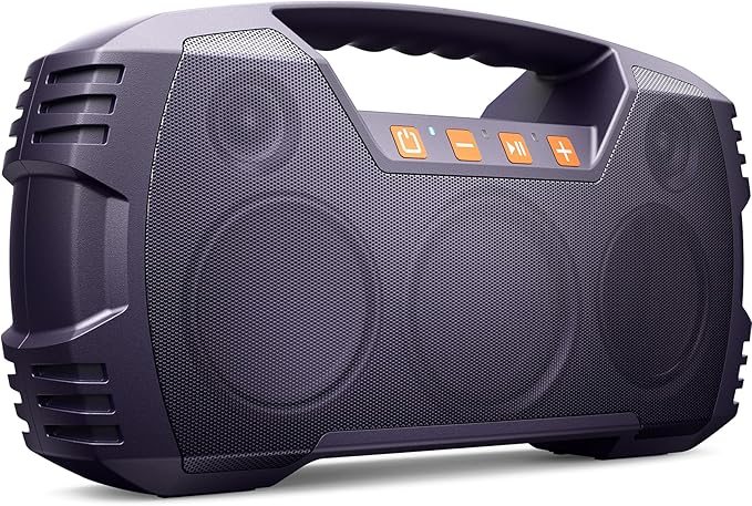 IPX7 Waterproof Outdoor Bluetooth Speaker, 32H Playtime, Floating Design by HOULZALLEE