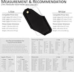 TobbinGear Left-Handed Leather Cell Phone Holster - Image 5