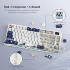 Womier S-K80 75% Keyboard with Color Multimedia Display Mechanical Gaming - Image 4