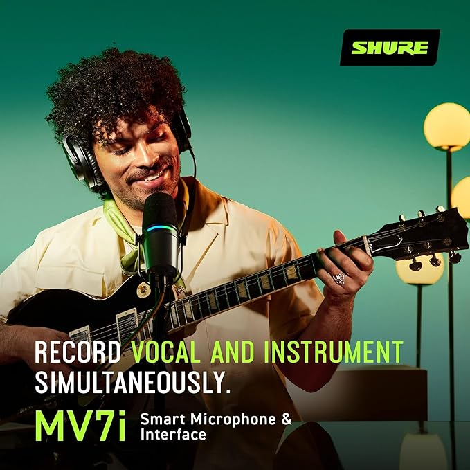 Shure MV7i Smart Microphone – USB-C & XLR Mic - Image 8
