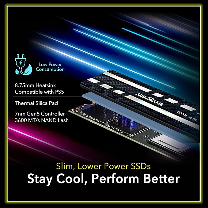 Addlink G55H 2TB PCIe 5.0 Gen5 NVMe M.2 SSD - Image 5