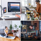 Tablet Stand for Desk, Aluminum Alloy Foldable Tablet Arm Mount Holder - Image 6