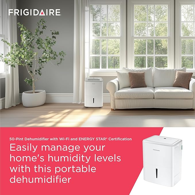 Frigidaire 50-Pint Portable Dehumidifier - Image 2