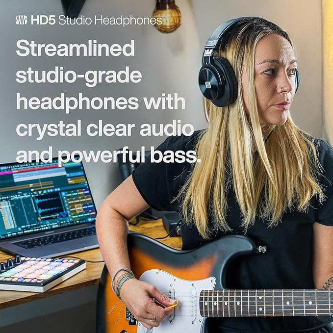 Fender Mustang Micro Plus Headphone Amplifier, Closed-Back Studio Recording - Image 8