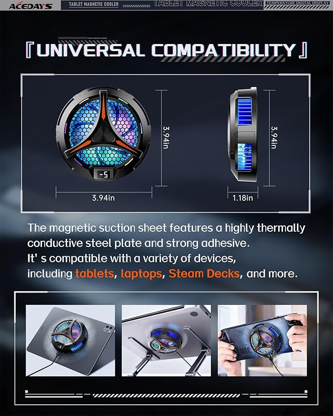 iPad Cooler, Magnetic Tablet Cooler - Image 2
