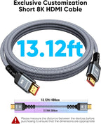 Highwings 8K@60 Long HDMI Cable 13.12FT/400cm, 48Gbps 2.1 High Speed Gaming - Image 8