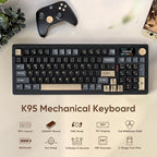 RedThunder K95 Wireless Mechanical Keyboard, TFT Screen & Knob, Tri-Mode - Image 2