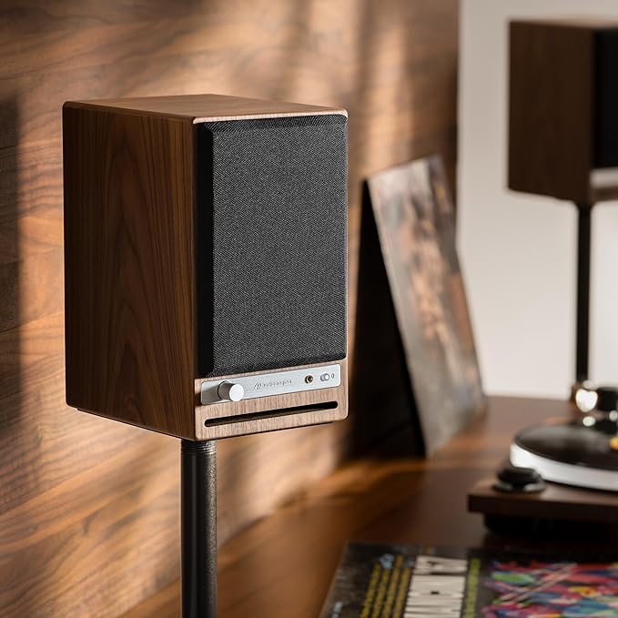 Audioengine HD4 24 Bit Bluetooth Bookshelf Speakers - Image 5