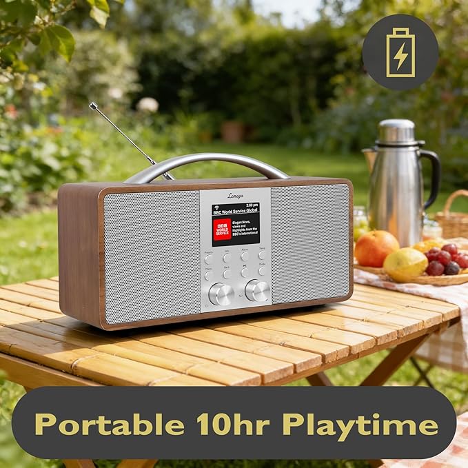 Lemega IR6 Internet Radio with Podcasts & Bluetooth Streaming, FM Stereo Radio - Image 5