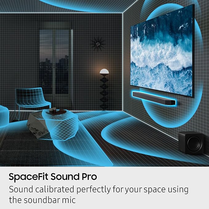 Samsung Q800F 5.1.2ch Q Series Soundbar + Subwoofer, Wireless Dolby Atmos - Image 7