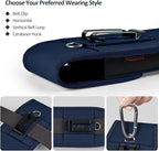 Phone Holster for Belt with Metal Clip and Magnetic Closure Compatible with - Image 4