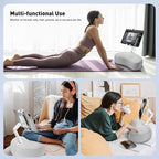 AboveTEK Tablet Pillow Stand for Bed, Hands-Free 360° Adjustable iPad Pillow - Image 3