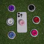 Solid Color Button Phone Grip – Minimalist Design, Durable and Lightweight - Image 2