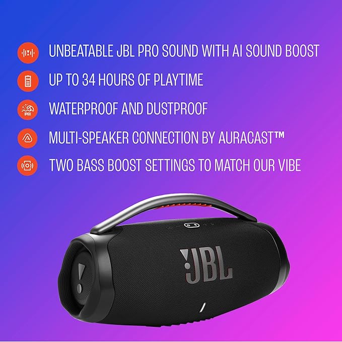 JBL Boombox 4 - Most Powerful JBL Portable Waterproof Speaker - Image 6