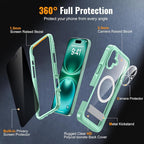 Magnetic & Stand for iPhone 16 Plus Case Built-in Privacy Screen Protector - Image 6