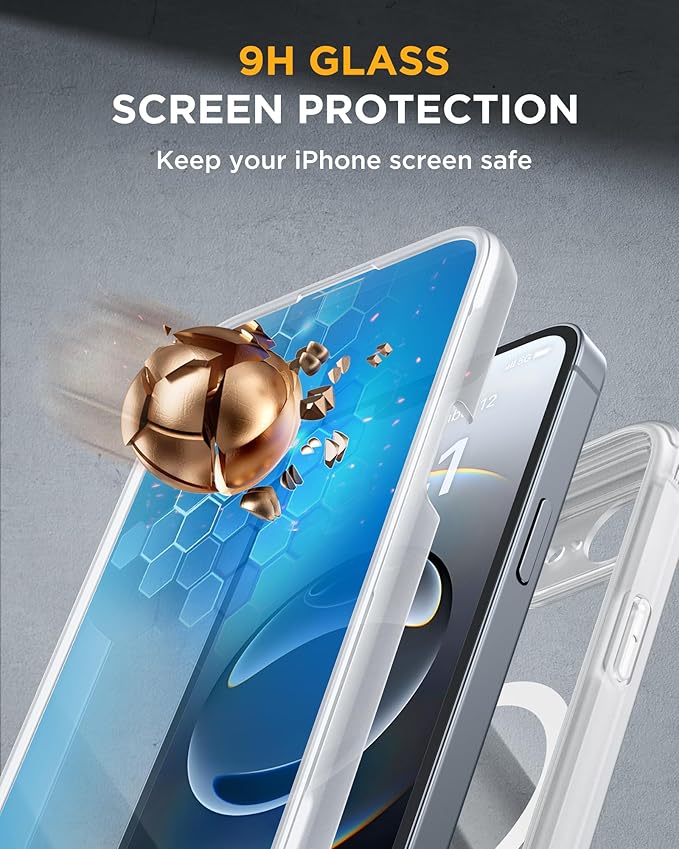 Miracase Magnetic for iPhone 16e Case Full-Body Phone - Image 4