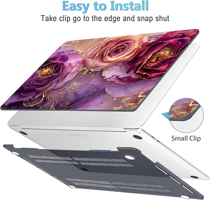 Mektron for MacBook Pro 13-inch Case 2022 2021 2020 Release A2338 M2 M1 A2289 - Image 3