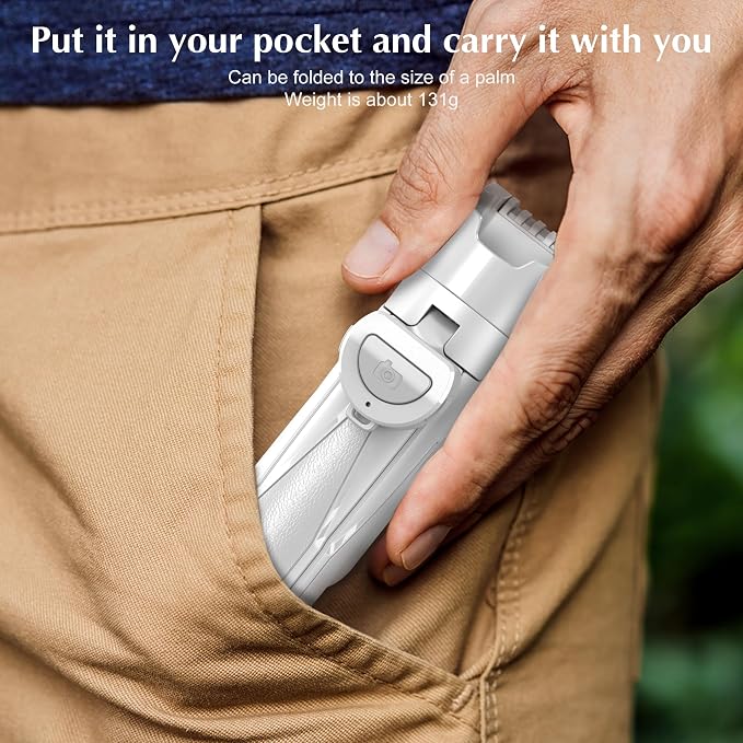 Mini Selfie Stick Tripod, Extendable Grip Phone Tripod - Image 6