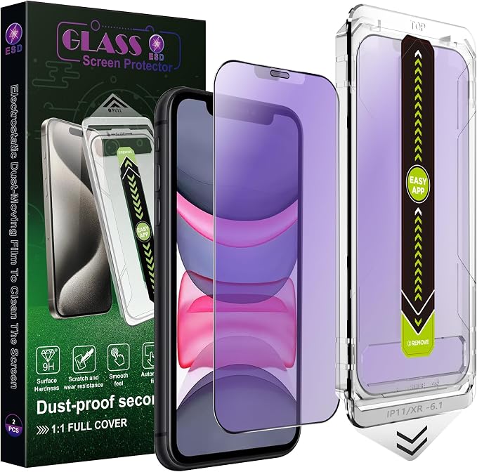 9H Tempered Glass, Anti-Glare, Full Coverage, Anti-Fingerprint, Auto Dust by SYSHANGYAN