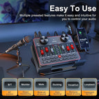 Podcast Equipment Bundle for 2 Mic Tiktok Video Content Creator Kit, Audio - Image 4
