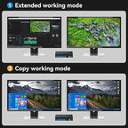 4K@120Hz Kvm Switch 2 Monitors 2 Computers 8K@60Hz HDMI Displayport Dual - Image 4