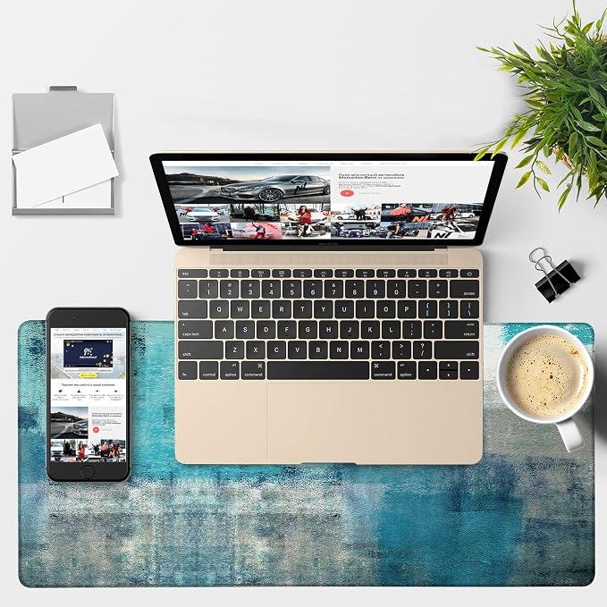Large Mouse Pad Creative Mosaic Gaming Desk Pad Computer Keyboard Non-Slip - Image 4