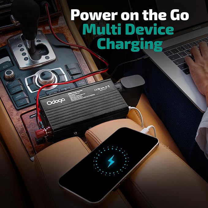 500W Car Power Inverter 12v to 110v – Car Adapter - Image 3