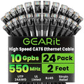 GearIT Cat 6 Ethernet Cable Pack by GEARit