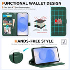 TUCCH Wallet Case for Galaxy S25 Edge, Removable 2 in 1 Wrist Strap RFID - Image 5