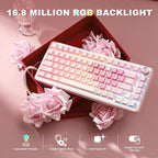 YUNZII B75 PRO Wireless Mechanical Keyboard, 75% Layout - Image 6