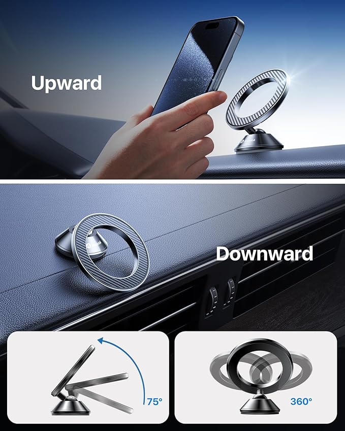 andobil for Magsafe Car Mount Dashboard Cell Phone Holder Magnetic Phone Holder - Image 8