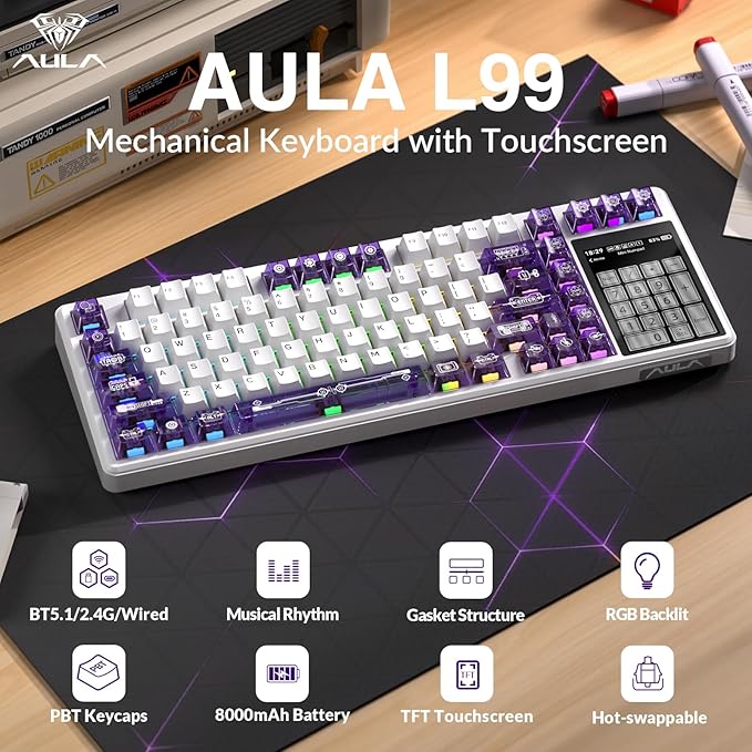 Aula L99 Wireless Mechanical Keyboard - Image 2