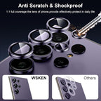 WSKEN for Samsung Galaxy S24 Ultra Camera Lens Protector, Ultra Thin Scratch - Image 3