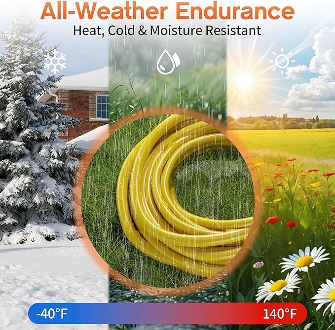 25 ft 10 Gauge Heavy Duty 3 Outlet Extension Cord Splitter - Image 6