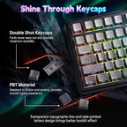 LEOBOG x Aula F75 MAX Wireless Gaming Keyboard w/Smart Display & Knob, 75% Hot - Image 7