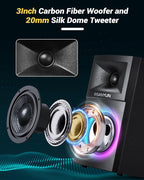SW203 4.0 Computer Speakers - 60W 4-Way DSP Control 3D Immersive Sound - 3" - Image 3