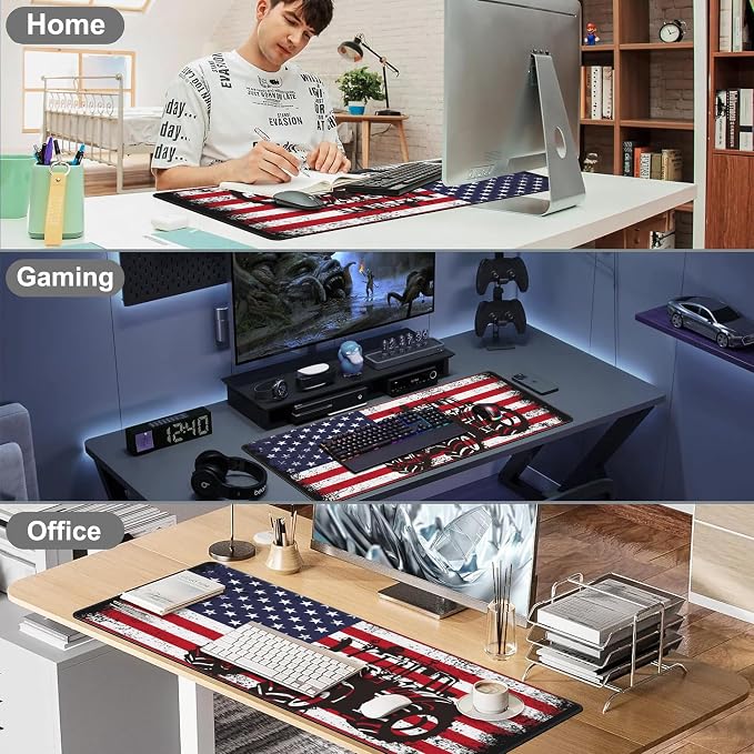 Mouse Pad, Large Vintage USA Flag - Image 7