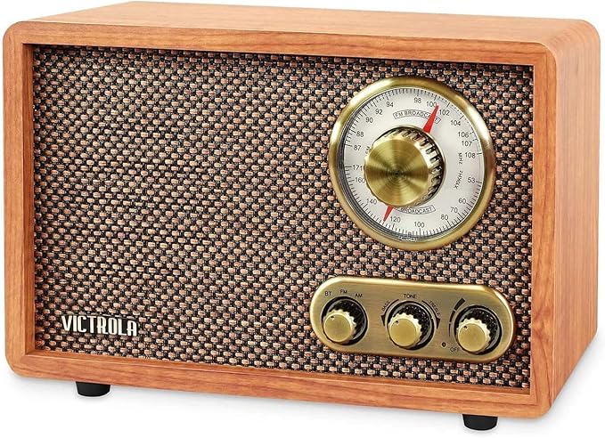 Victrola Willow – Retro Wood Bluetooth Radio by Victrola