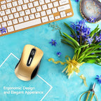 memzuoix 2.4G Wireless Mouse, 1400 DPI Mobile Optical Cordless Mouse - Image 6