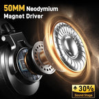 MAONO Studio Monitor Mixing DJ Headphones, 50mm Neodymium Driver Over Ear Wired - Image 5