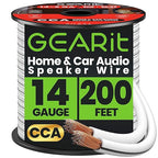 14AWG Speaker Wire, GearIT Pro Series 14 AWG Gauge Speaker Wire Cable Great Use by GEARit
