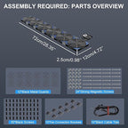 120mmx6 720mm Adjustable Computer PC Vent Fans 3V-12V Speed Controller - Image 4