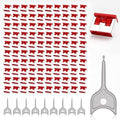 100PCS USB Metal Port Lock Blocker by WXZRLIU