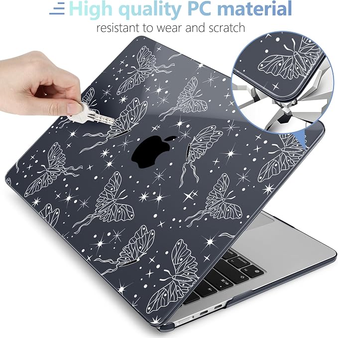 MEEgoodo Case for MacBook Air M4/M3/M2 13.6 inch 2025 2024 2022, Fit Model - Image 4