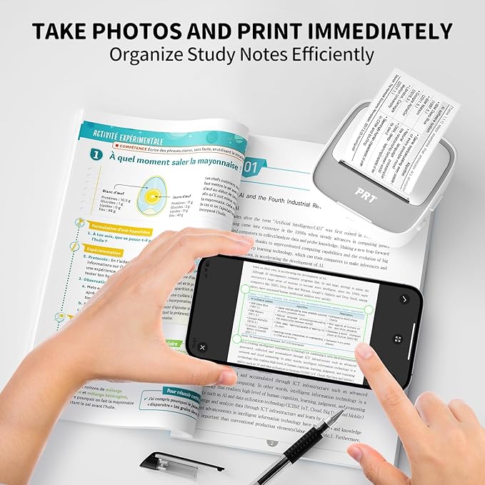 PRT Mini Sticker Printer, Portable Thermal Printer - Image 2