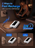 Power Bank, 50000mAh Travel Camping Essential Portable Charger - Image 5