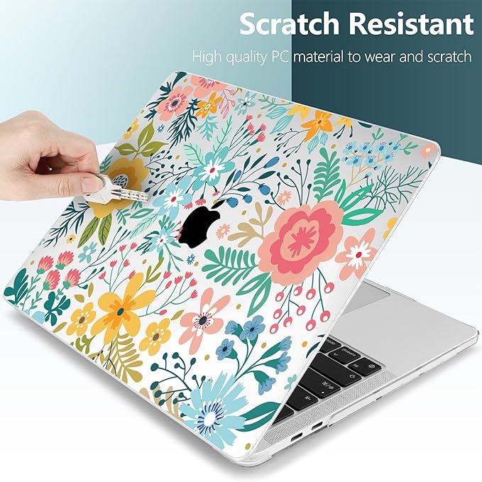 TWOLSKOO Compatible with MacBook Pro 13 inch Case 2023-2016 A2338 M2/M1 A2251 - Image 4